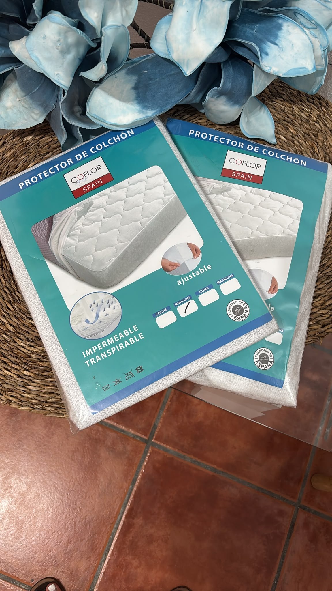 PROTECTOR MINI CUNA . Impermeable y Transpirable.