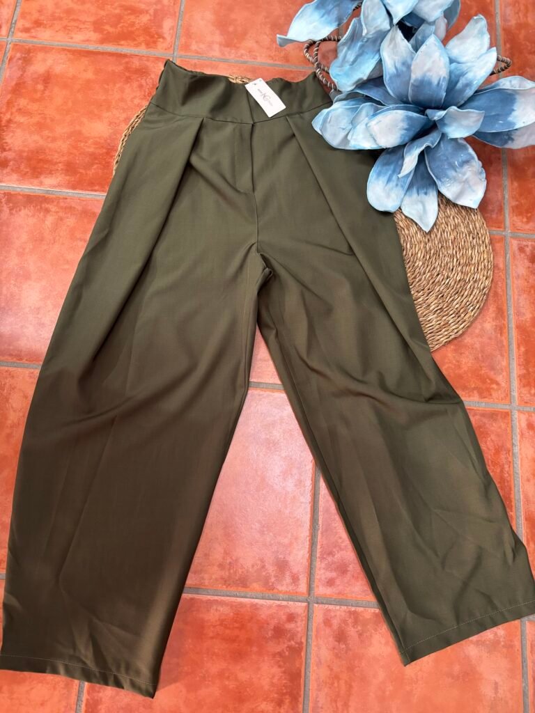 Pantalón pinzas recto