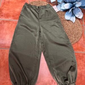 Pantalón satén puño